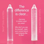 SKINS - DOTS  RIBS PREMIUM CONDOMS CONFEZIONE DA 4